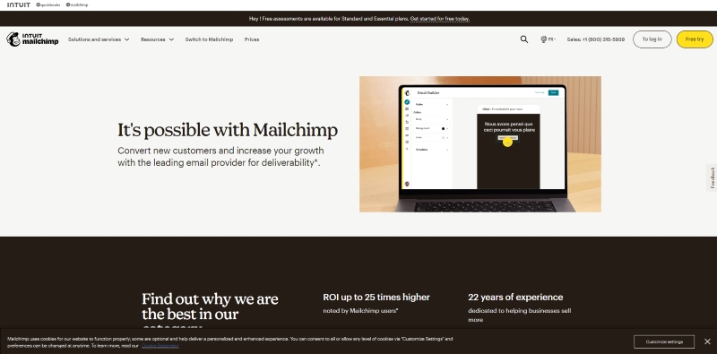 Nền tảng Mailchimp