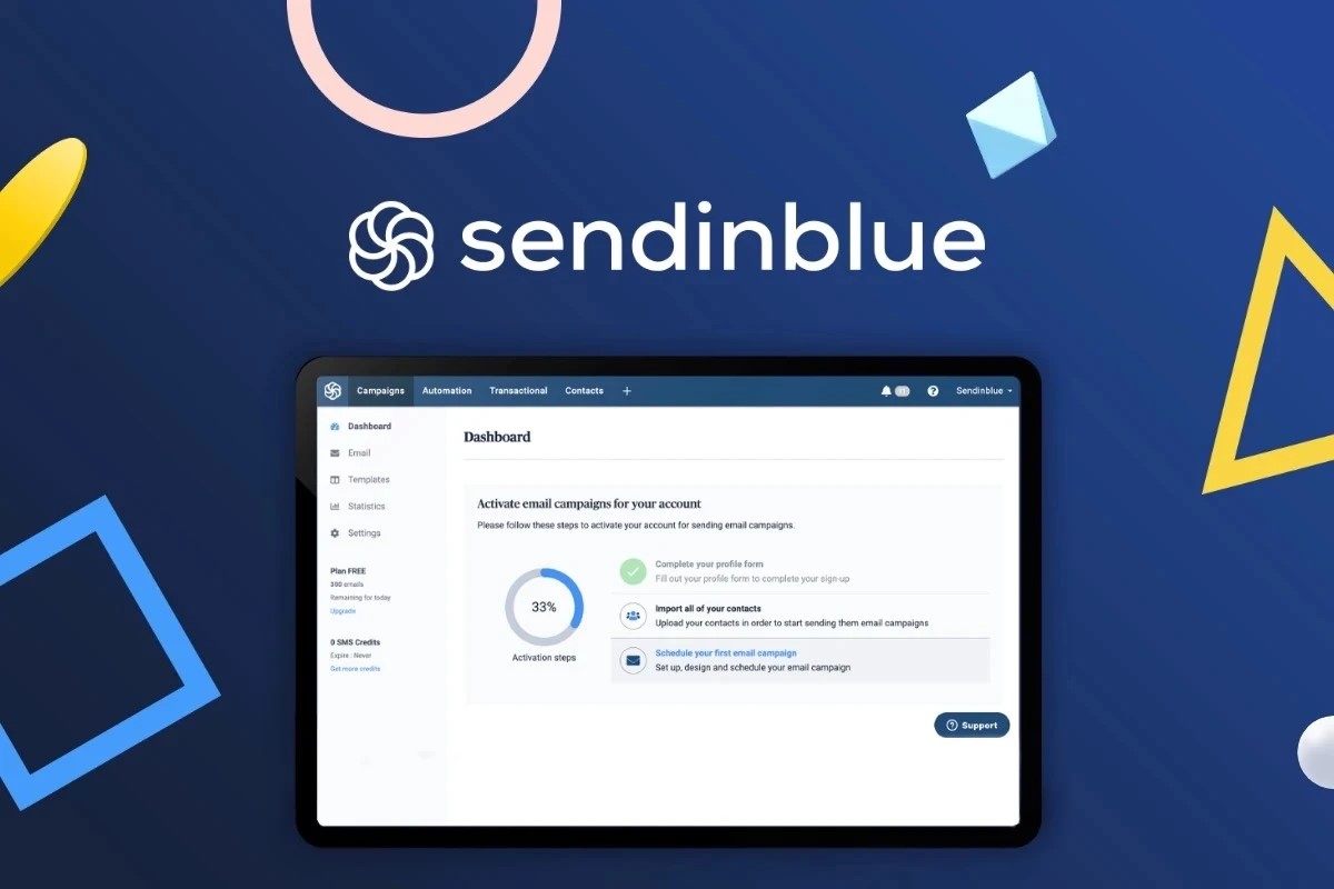 Công cụ Email Marketing miễn phí - Sendinblue