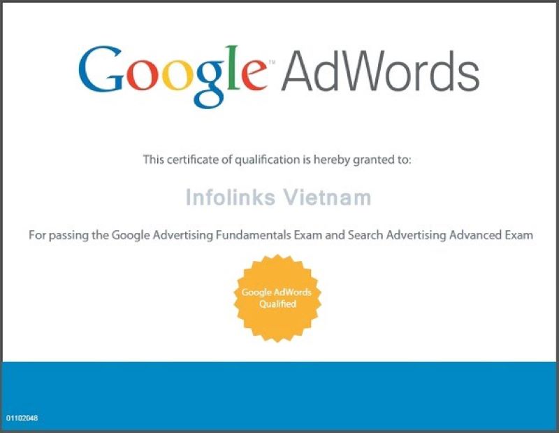 Chứng chỉ Google Ads Certification 