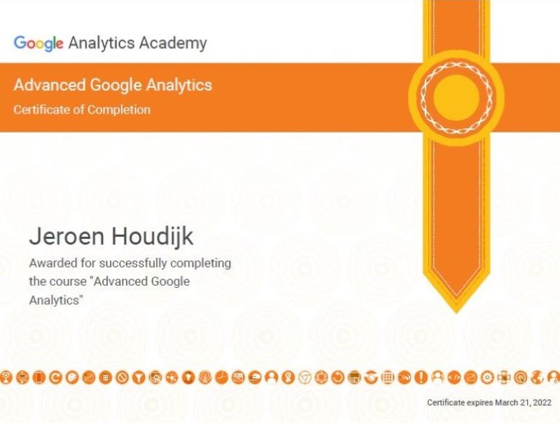 Chứng chỉ Google Analytics Individual Qualification (GAIQ)